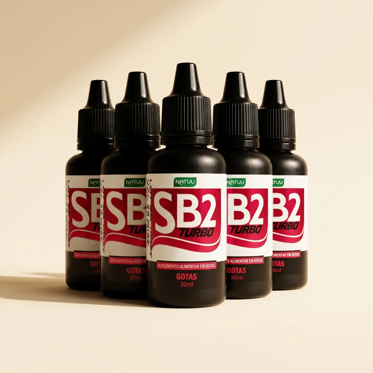 Kit 6 frascos SB2 Turbo Gotas